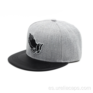 Sombrero de Snapback con 35% de lana